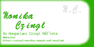 monika czingl business card